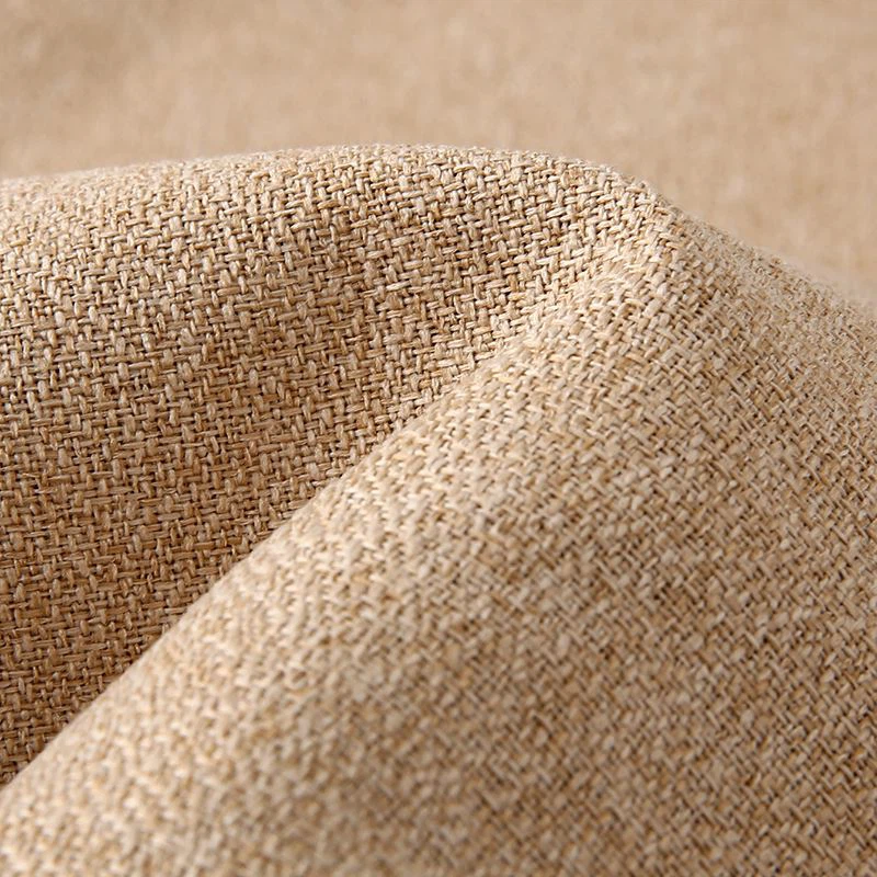 Slubby Cotton Linen Curtains Fabric